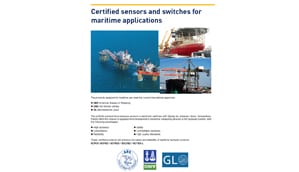 Sensors with maritime approvals